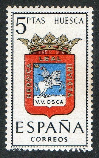 1492-  Escudos de las capitales de provincias españolas. HUESCA.