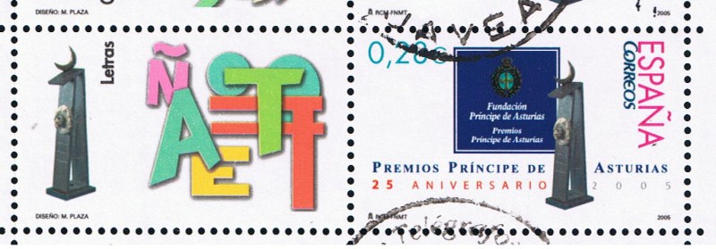 Edifil  4192  25º  Aniver. de los Premios Príncipe de Asturias.  