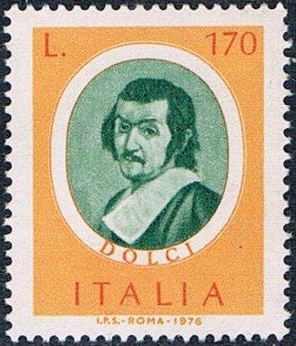 PERSONAJES ITALIANOS. CARLO DOLCI, PINTOR. Y&T Nº 1284