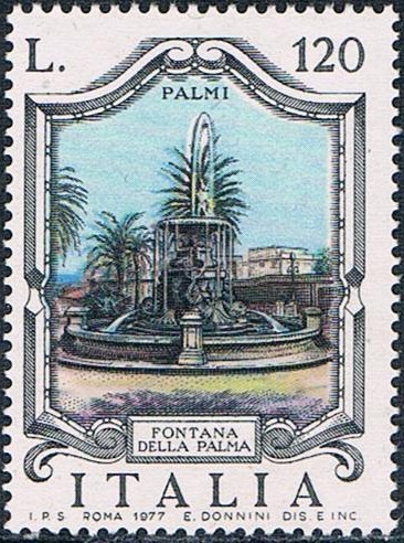 FUENTES CÉLEBRES. FONTANA DE LA PALMA, PLAMI. Y&T Nº 1317