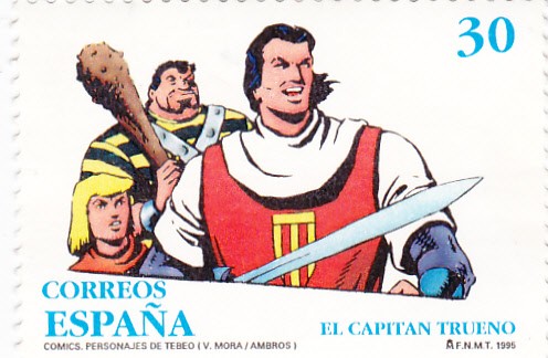 comics,personajes de tebeos- el capitan trueno