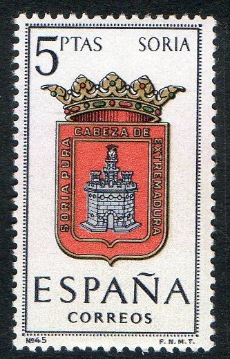 1639-   Escudos de las capitales de provincias españolas. SORIA.