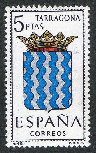 1640-   Escudos de las capitales de provincias españolas. TARRAGONA.