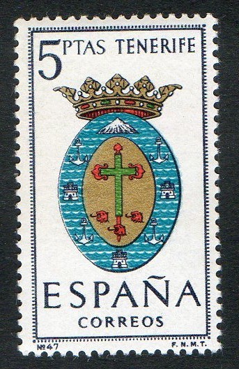 1641-   Escudos de las capitales de provincias españolas. TENERIFE.