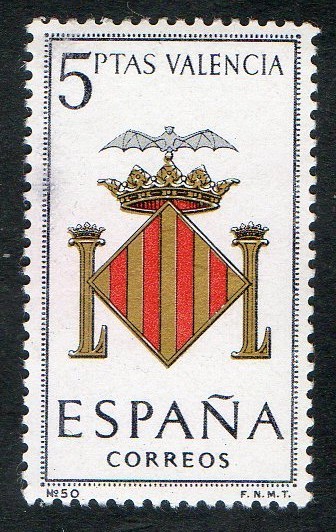 1697-  Escudos de las capitales de provincias españolas. VALENCIA.