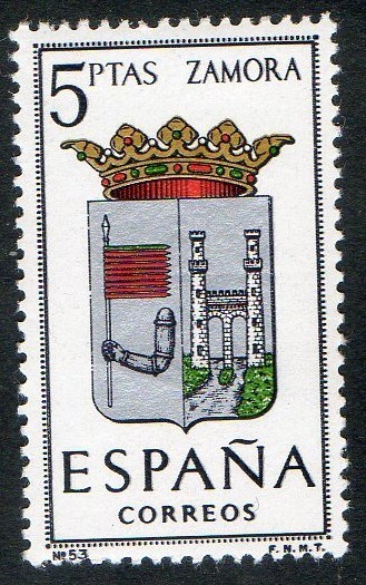 1700-  Escudos de las capitales de provincias españolas. ZAMORA.