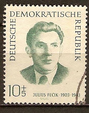 internacionales antifascistas asesinados.Julius Fucik 1903-1943(DDR)