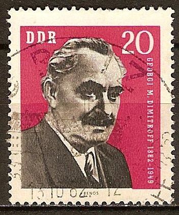 81a nacimiento Aniv de G. Dimitrov 1882-1949.Ministro bulgaro(DDR).