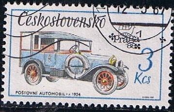 2722 - Praga 88, exposición filatelica internacional, camioneta 1924