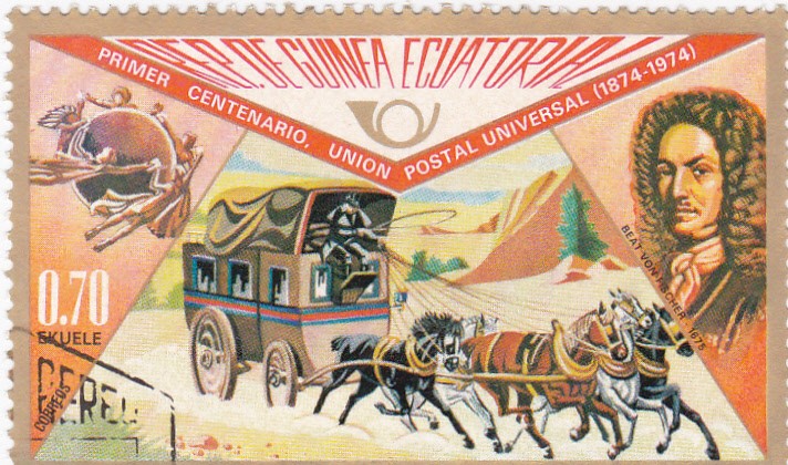 primer centenario union postal universal(1874-1974)