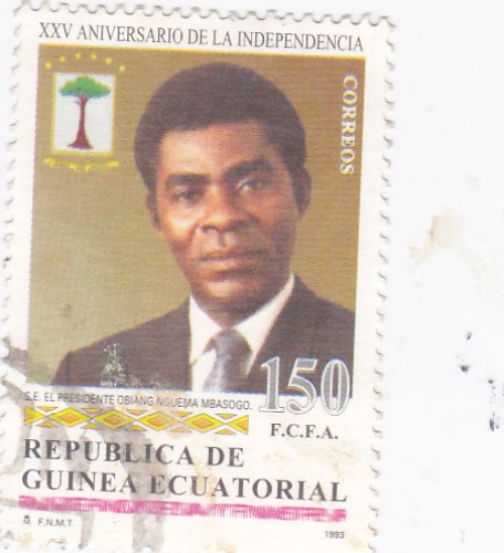 XXV aniversario de la independencia-presidente Obiang Ngema Mbasogo