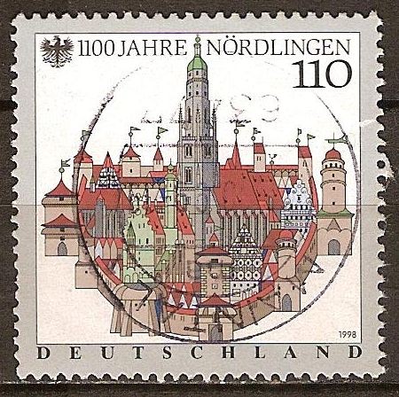 1100 años de Nördlingen , Paisaje urbano.