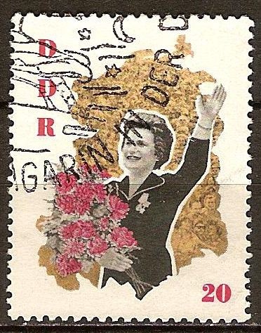 Valentina Tereshkova en la RDA,cosmonauta (DDR)