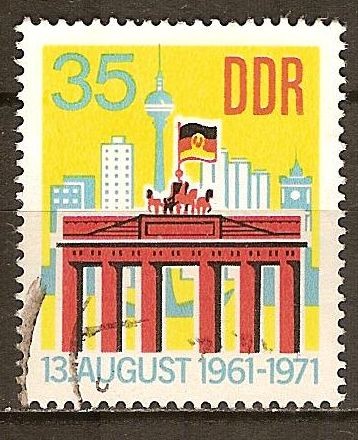 10a Aniv del Muro de Berlín. Puerta de Brandenburgo(DDR)