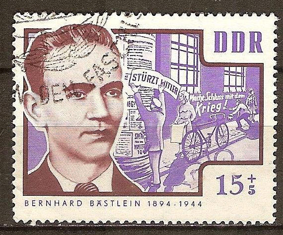 antifascistas asesinados.Bernhard Bästlein 1894-1944 (DDR)