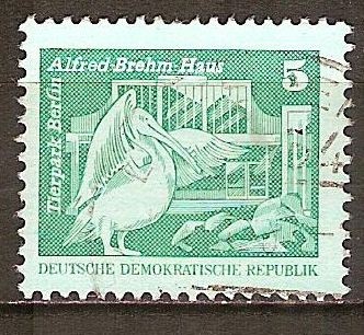 Zoológico de Berlín,casa Alfred Brehm,Berlín-DDR.