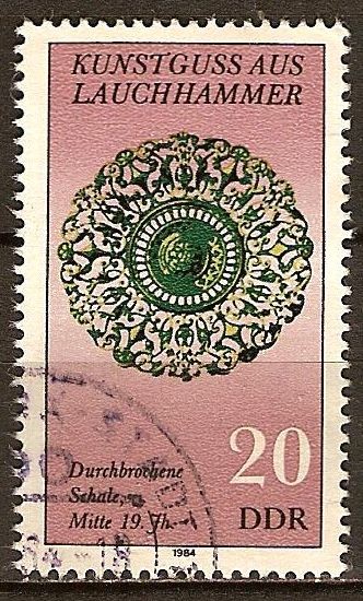 Fundición de hierro de Lauchhammer.	  Cáscara rota, mediados del siglo 19 (DDR)