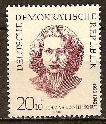 Antifascistas asesinados.Jannetje Johanna Eje 1920-1945(DDR)