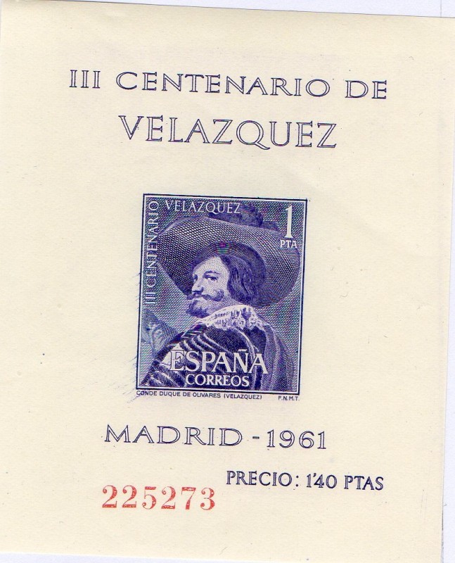 1345- III Centenario de la muerte de Velázquez. 