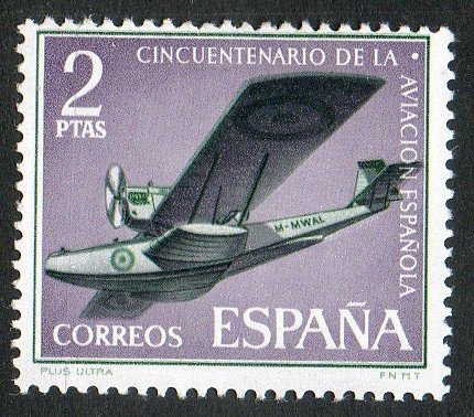 1402- L aniversario de la Aviación Española. Hidroavión 