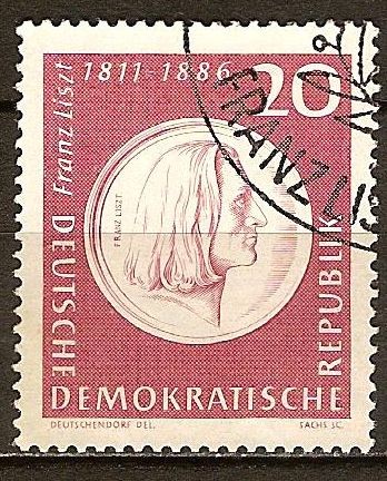 150a nacimiento Aniv de Franz Liszt-DDR.