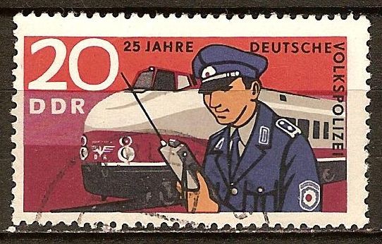 25 años de la Policía Popular Alemana-DDR.