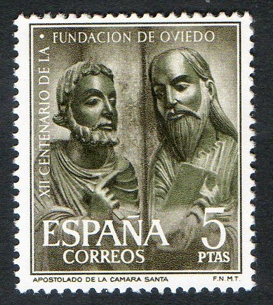 1399- XII Centenario de la fundación de Oviedo. San Pedro y San Pablo.