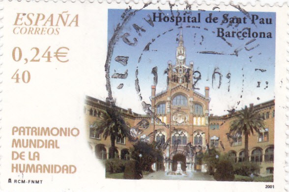 patrimonio mundial de la humanidad-hospital de san pau barcelona