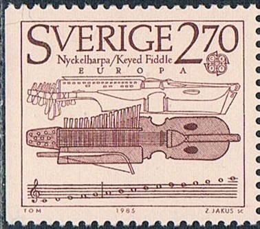 EUROPA 1985. AÑO EUROPEO DE LA MÚSICA. VIOLA. Y&T Nº 1311