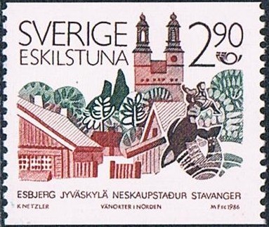 COOPERACIÓN NÓRDICA NORDEN'86. CIUDADES HERMANAS. ESKILSTUNA