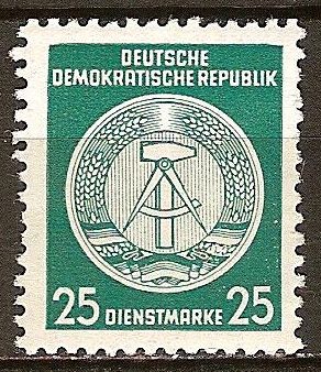 Marca de servicio,circ/der-DDR.