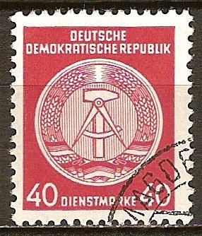 Marca de servicio,circ/der-DDR.