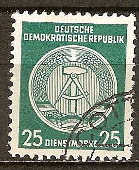 Marca de servicio,circ/der-DDR.