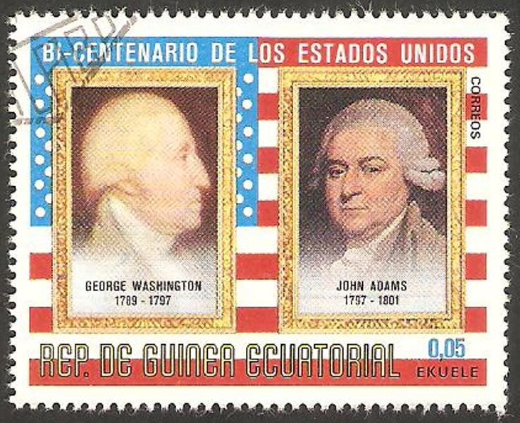 George Washington y John Adams