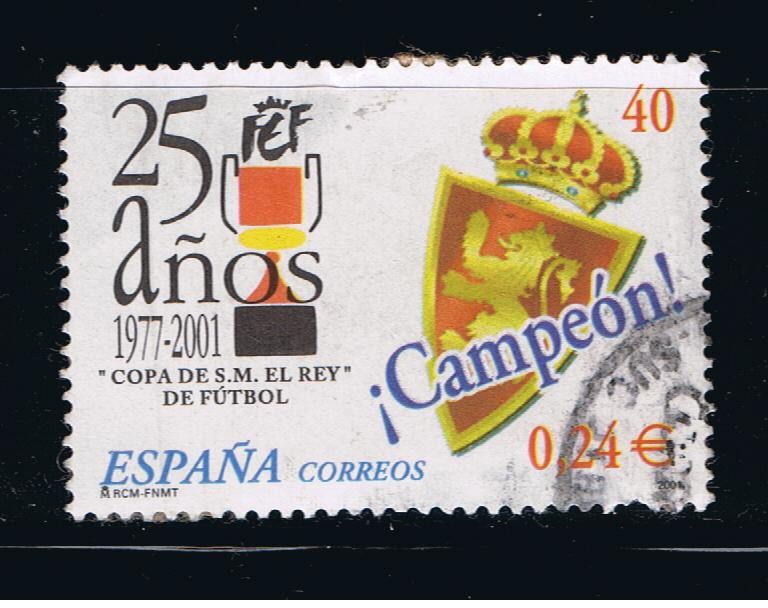 Edifil  3805  25 años de la Copa de S. M. el Rey de Fútbol.  