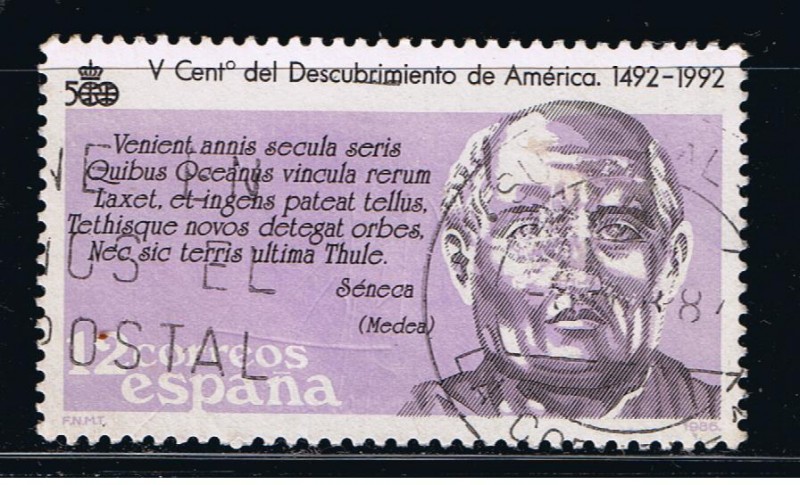 Edifil  2861  V Cente. del descubrimiento de América.  