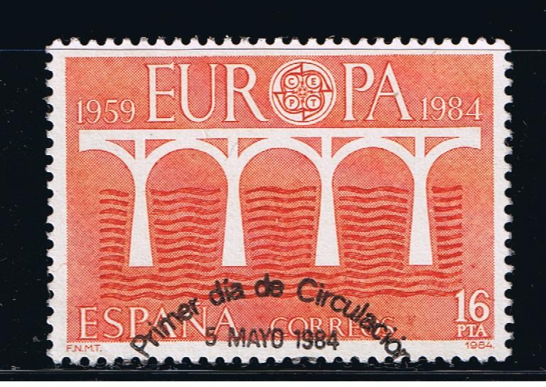 Edifil  2756  Europa CEPT.  XXV Aniversario.  