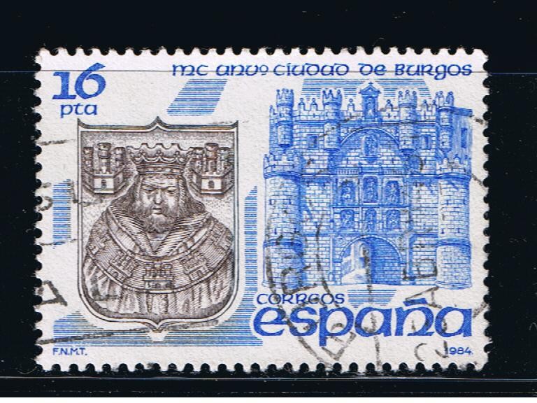 Edifil  2743  MC  aniver. de la Ciudad de Burgos.  