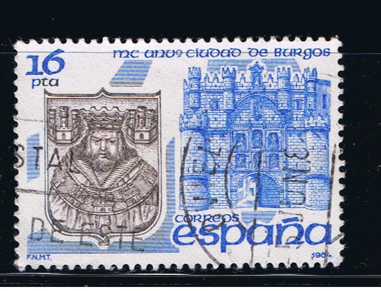 Edifil  2743  MC  aniver. de la Ciudad de Burgos.  