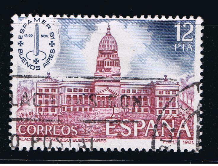 Edifil  2632  Exposición Internacional de Filatelia de América, España y Portugal. Espamer´81  