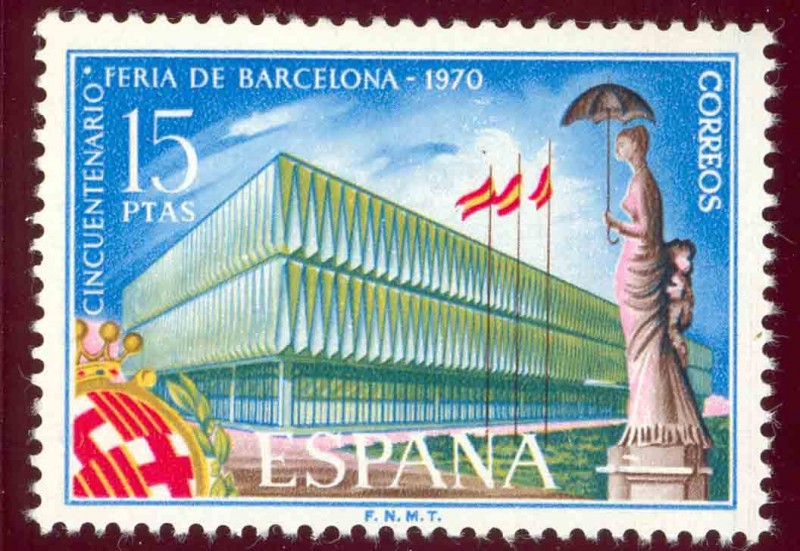 1970 Cincuentenario de la Feria de Barcelona - Edifil 1975