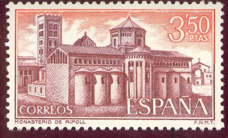 1970 Monasterio Sta. Mª. Ripoll - Edifil:2006