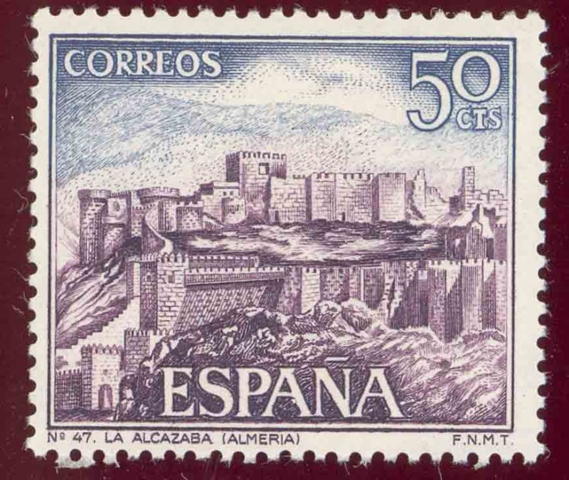 1970 Serie turística. Alcazaba de Almeria - Edifil:1982