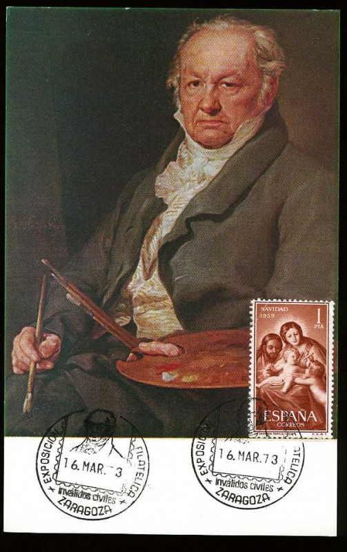 Homenaje a Goya-Entero Postal