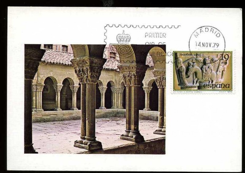 Tarjeta Postal Navidad´79 Huesca