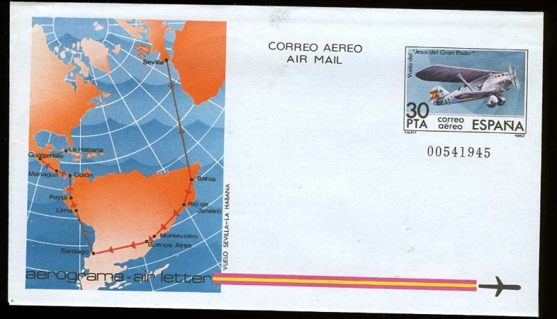 Entero Postal Aerograma