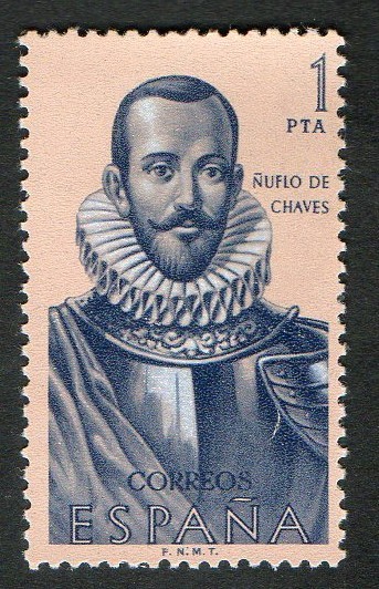 1377- Forjadores de América. Ñuflo de Chaves (1518-1568 ).