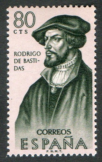 1376- Forjadores de América. Rodrigo de Bastidas ( 1475-1527 ).