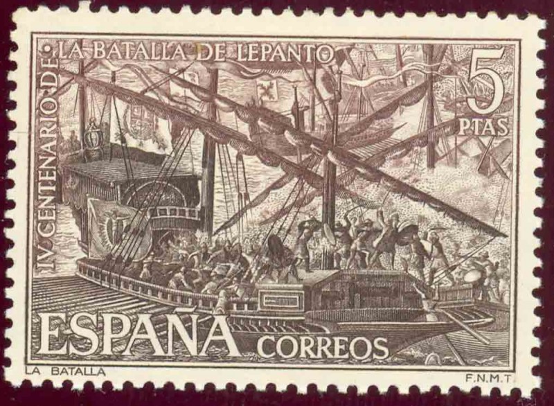 1971 IV Centenario Batalla Lepanto - Edifil:2056