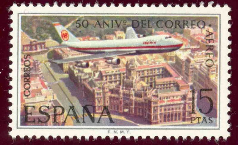 1971 50º Aniversario Correo Aéreo - Edifil:2060